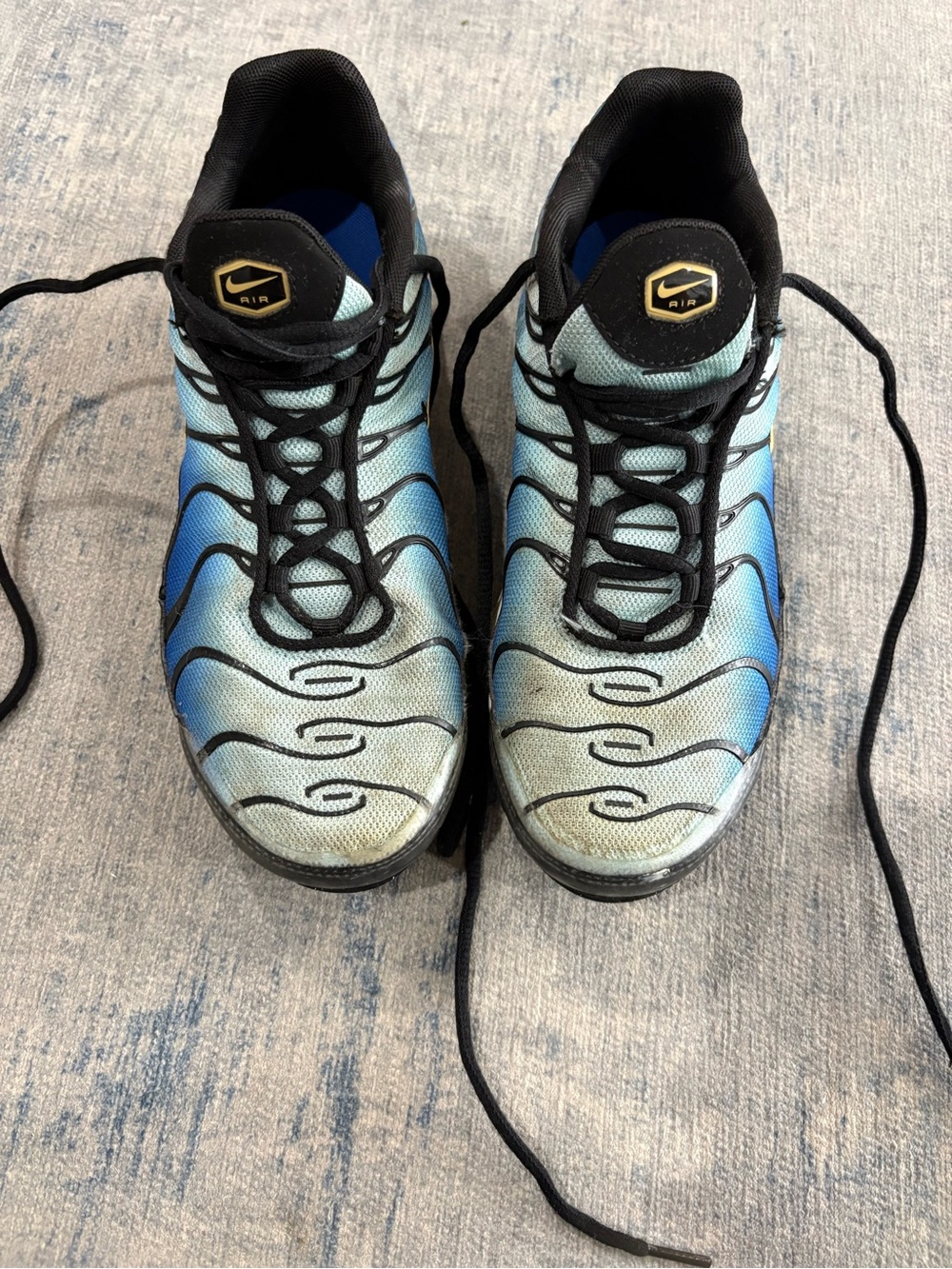 Nike Kids Gradient Blue & Black Training Sneakers